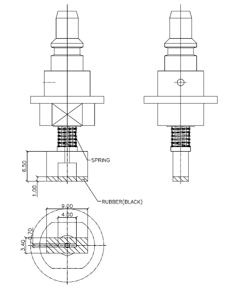 Cutomized nozzle for JUKI标签飞达